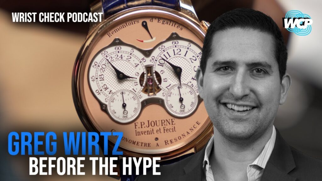 Greg Wirtz with Perri and Rashawn on the Wrist Check Podcast, discussing independent watch collecting and haute horology.